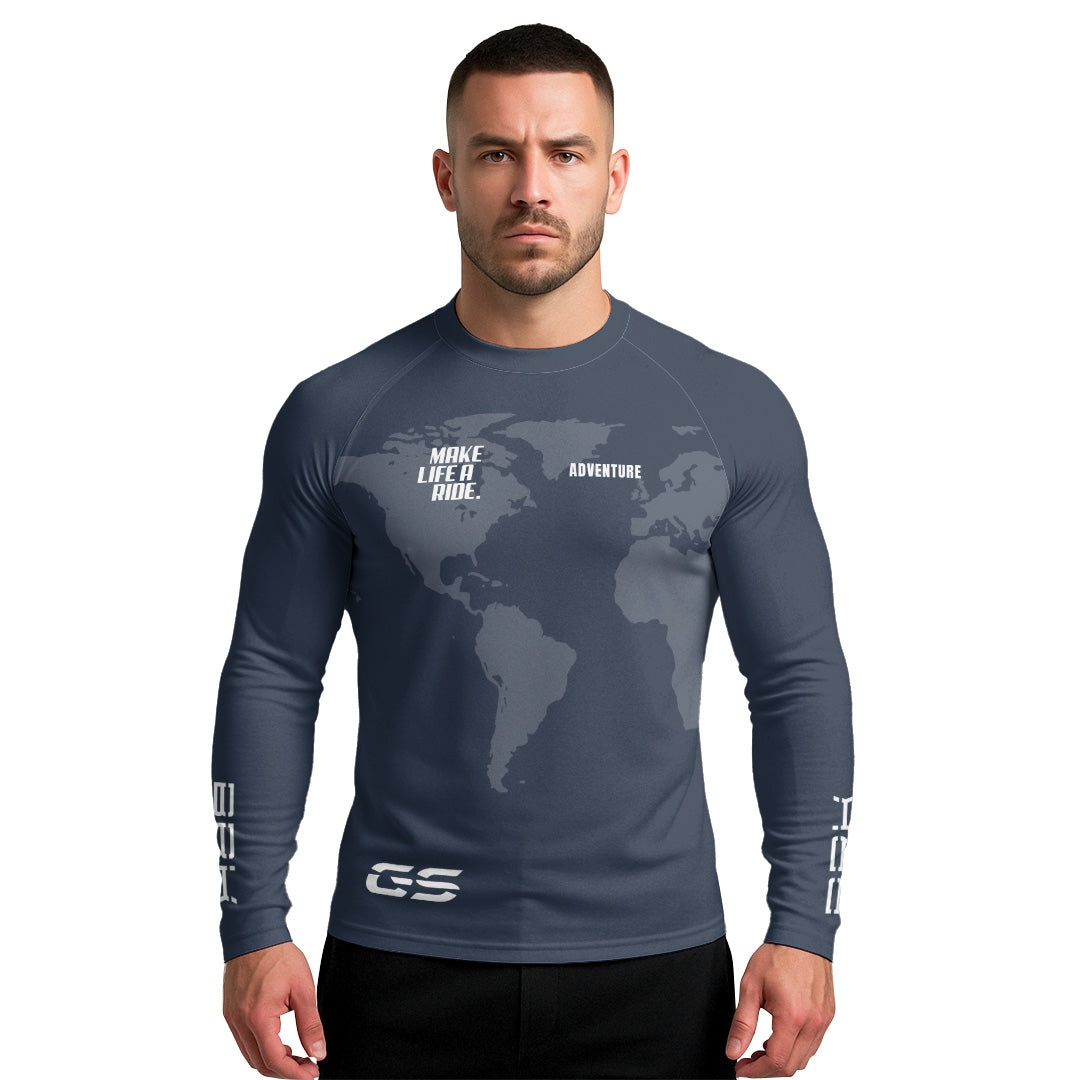 Camisa UV50 Segunda Pele Brk GS Make Life a Ride