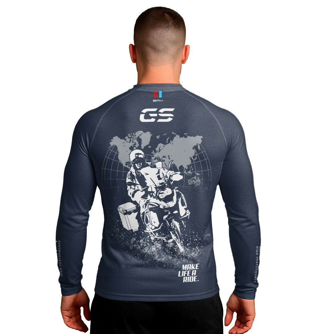 Camisa UV50 Segunda Pele Brk GS Make Life a Ride