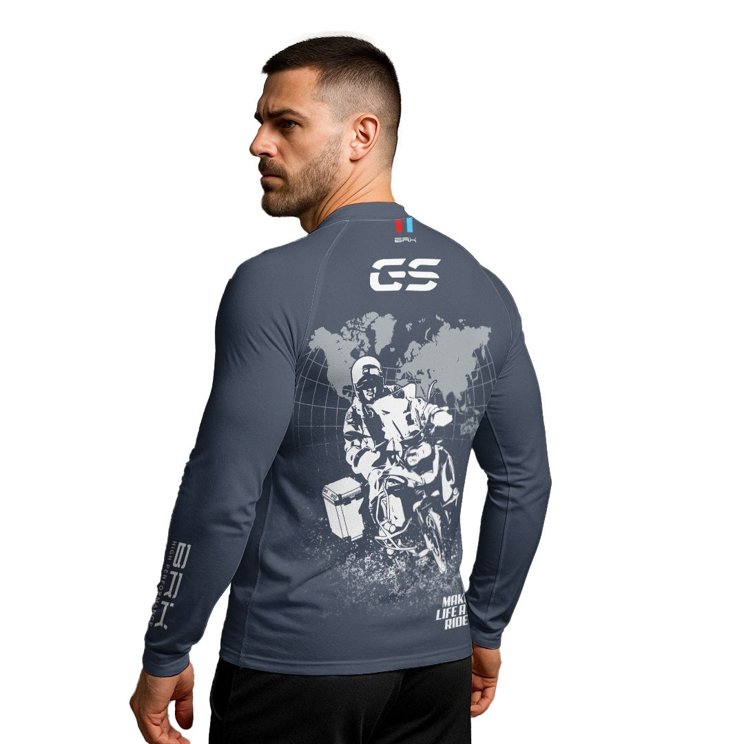 Camisa UV50 Segunda Pele Brk GS Make Life a Ride