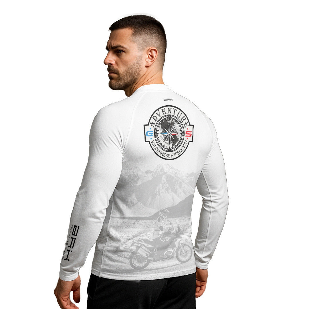 Camisa UV50 Segunda Pele Brk GS Adventure Branca