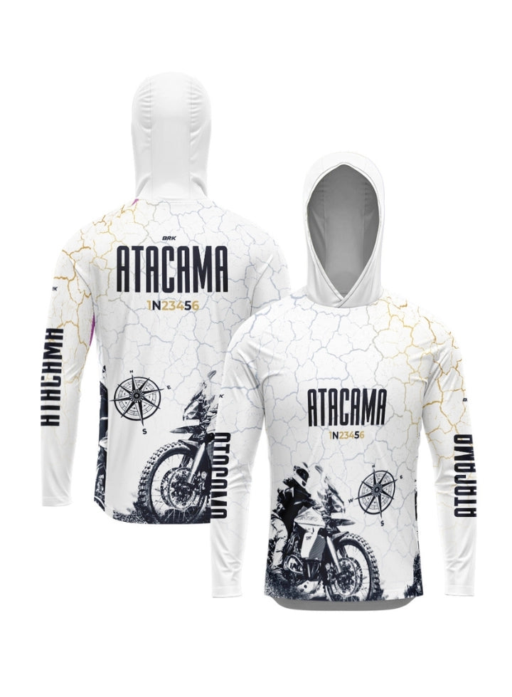 Camisa UV50 com Capuz Brk Atacama Branca