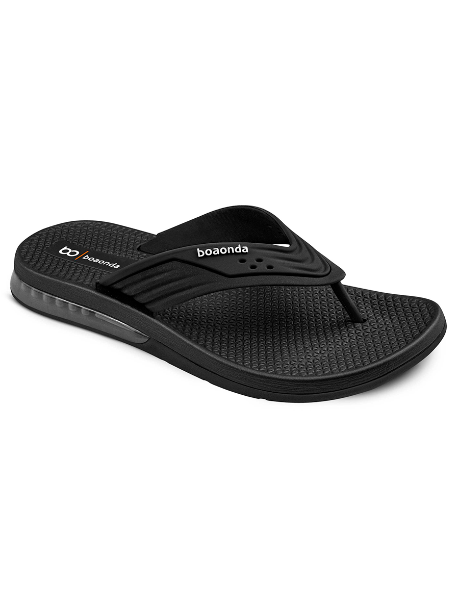 Chinelo Boaonda Conforto Extremo para Pés Sensíveis - Preto Cristal