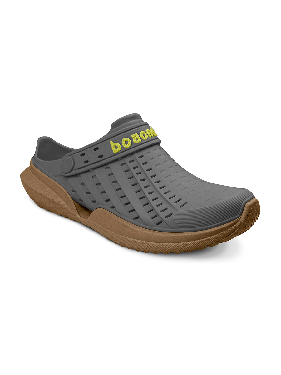 Sandália Ortopédica Masculina Boaonda Flow Discovery Cinza Crepe