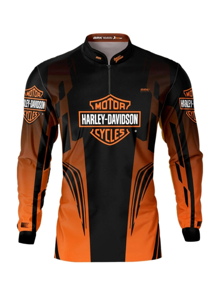 Camisa de Motociclismo Brk Harley Davidson com Proteção UV50+