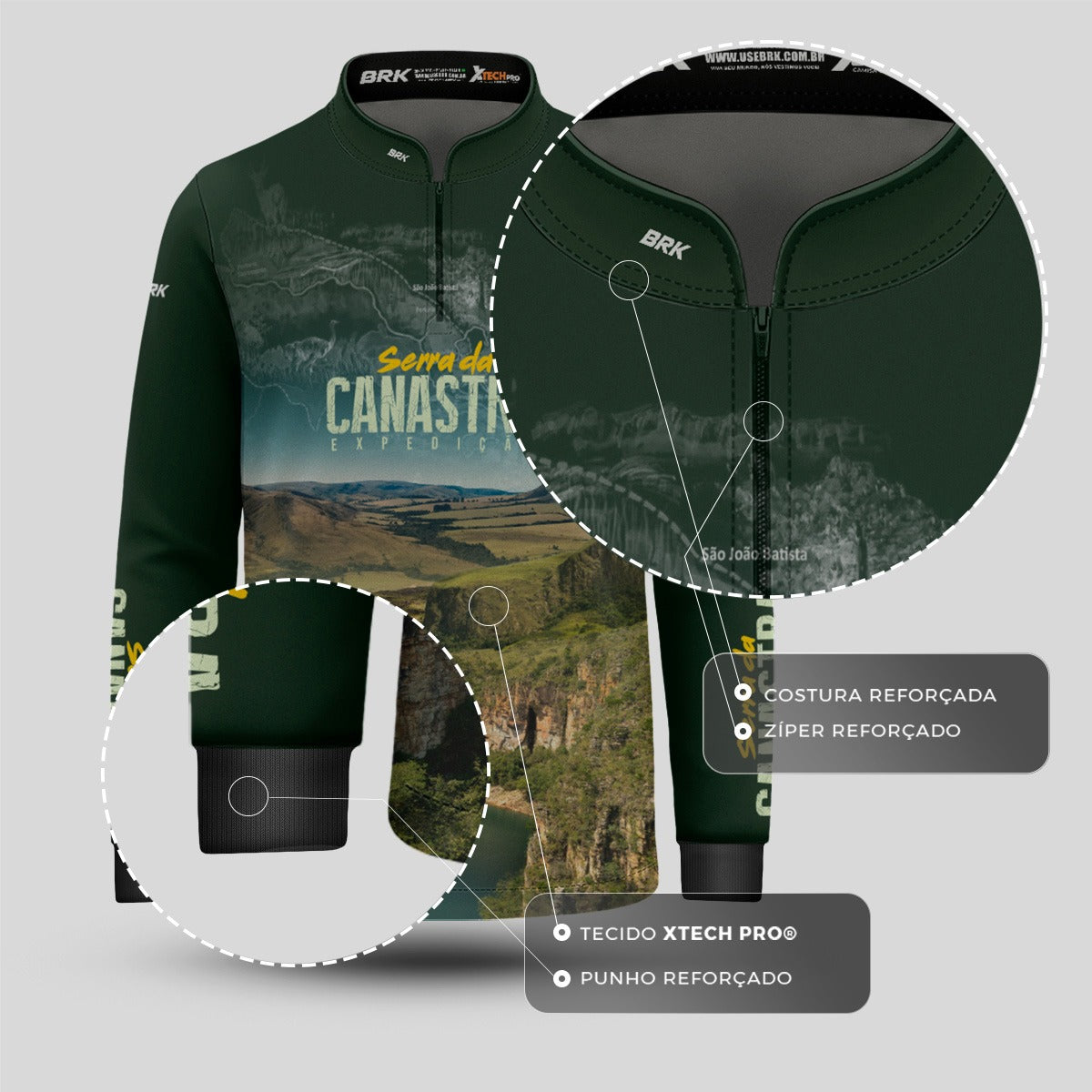 Camisa Infantil Brk Serra da Canastra com Proteção UV50