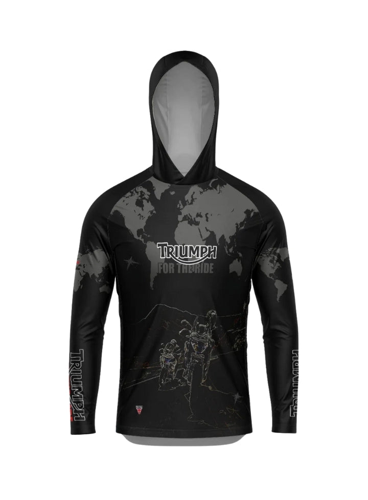 Camisa UV50 com Capuz Brk Tiger for the Ride