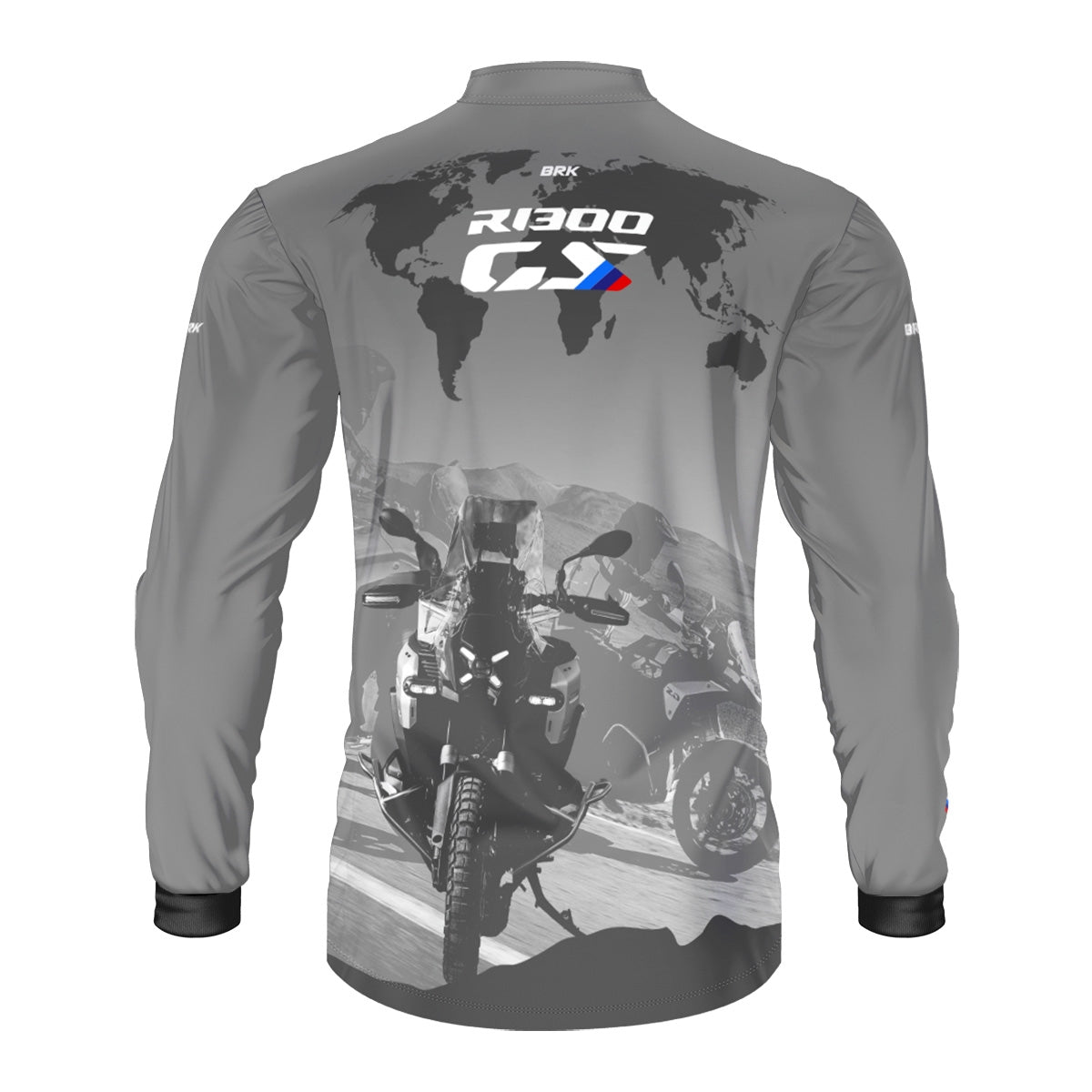 Kit Casal Camisas UV50 GS R1300 Mapa Mundi com Proteção UV50
