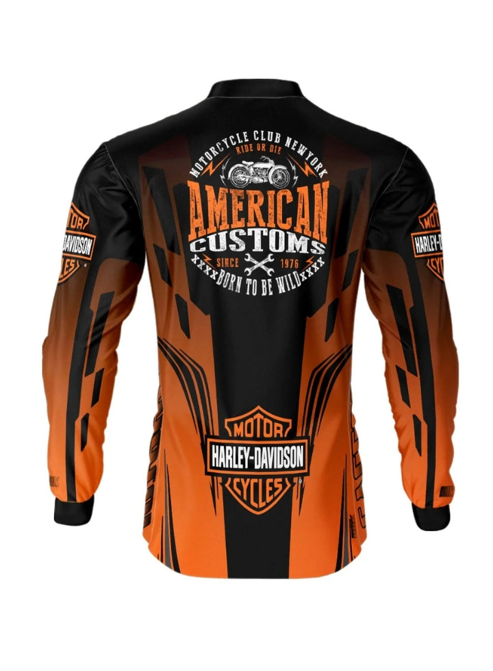 Camisa de Motociclismo Brk Harley Davidson com Proteção UV50+
