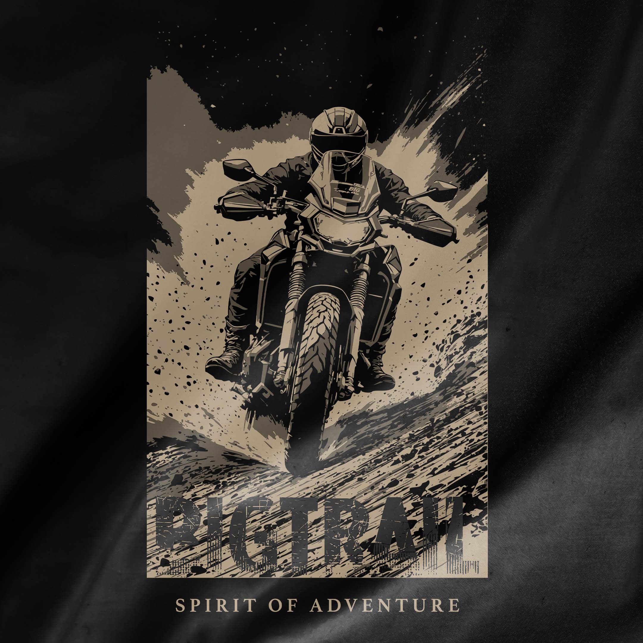 Kit 3 Camisas de Algodão Brk Motociclismo Spirit of Adventure