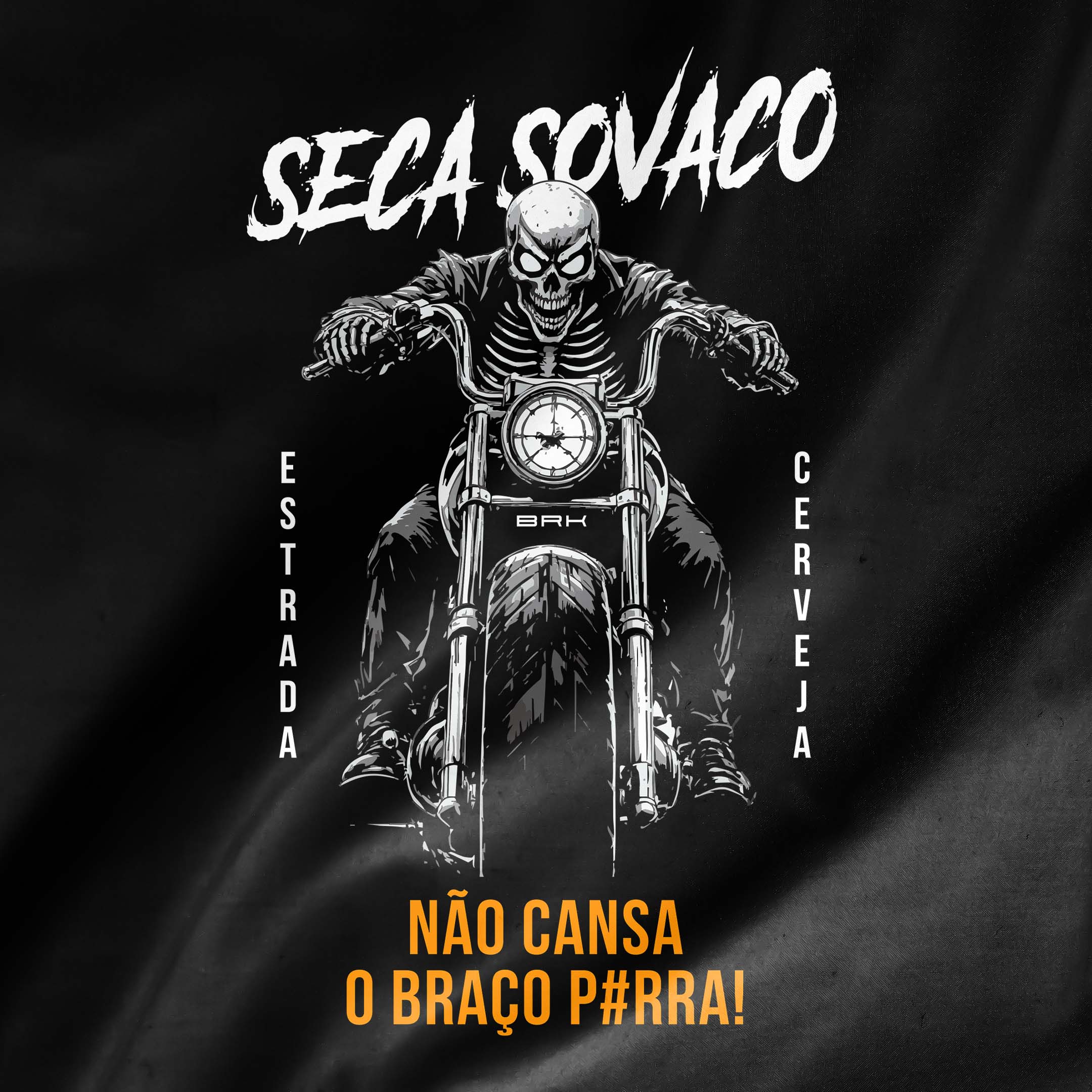 Kit 3 Camisas de Algodão Brk Motociclismo Lifestyle