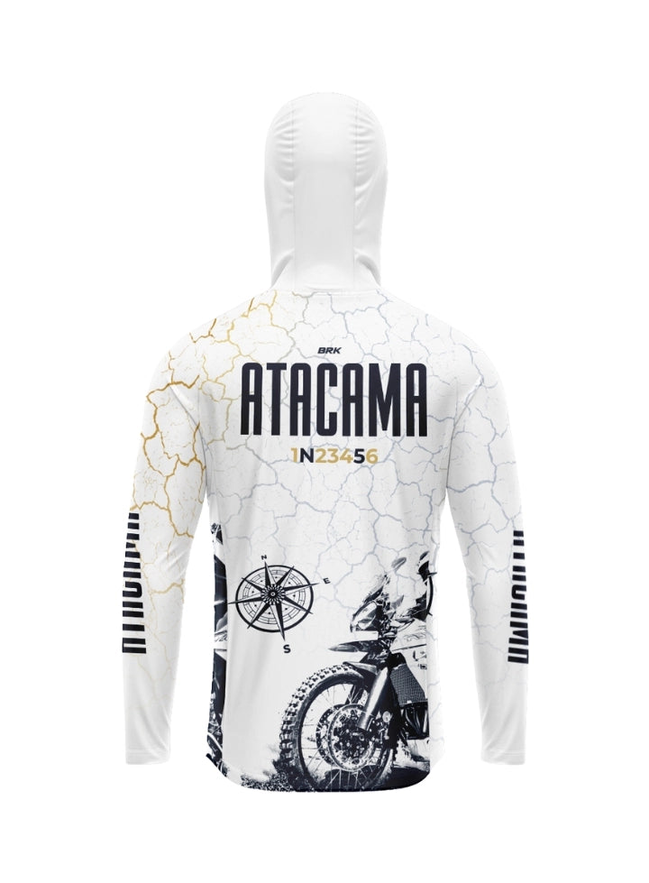 Camisa UV50 com Capuz Brk Atacama Branca
