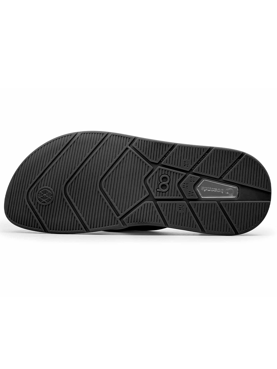 Chinelo Boaonda Conforto Extremo para Pés Sensíveis - Preto Cristal