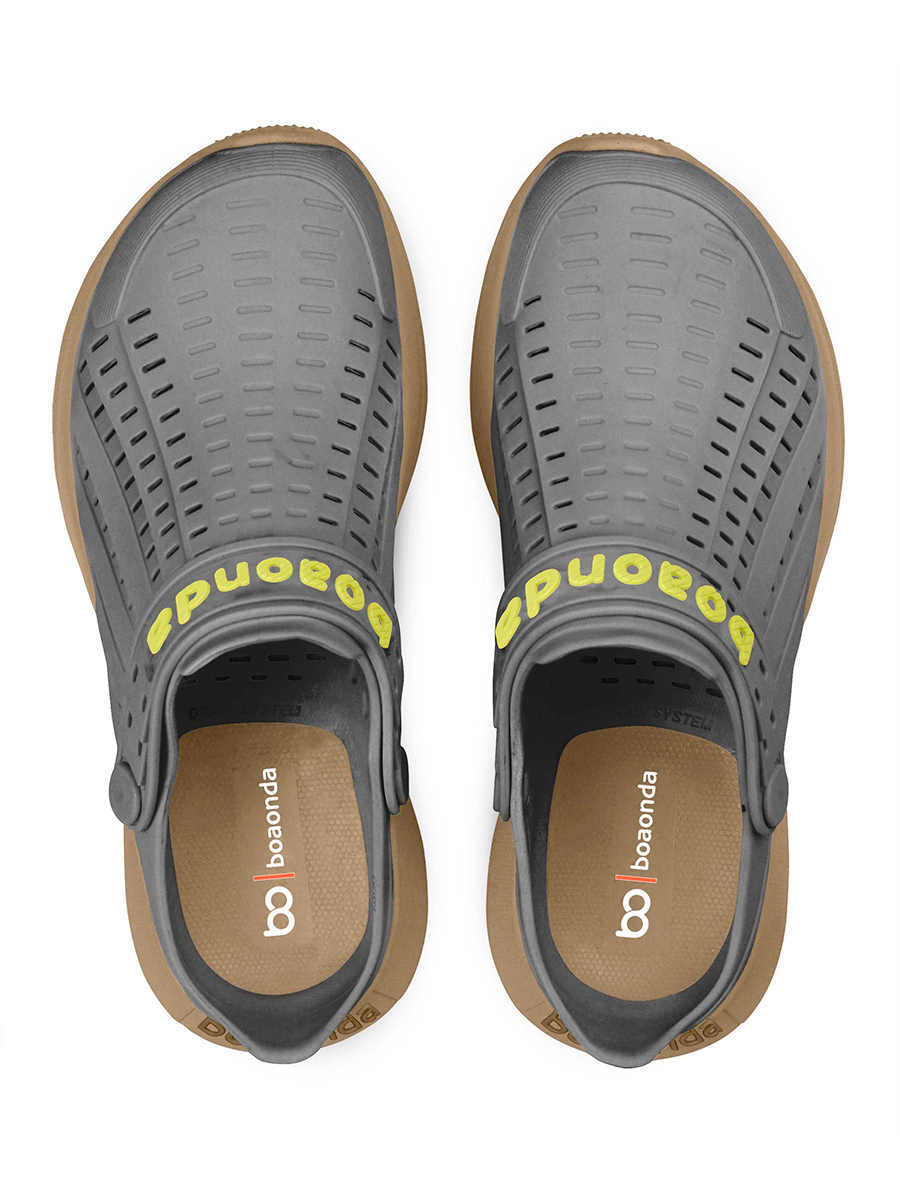 Sandália Ortopédica Masculina Boaonda Flow Discovery Cinza Crepe