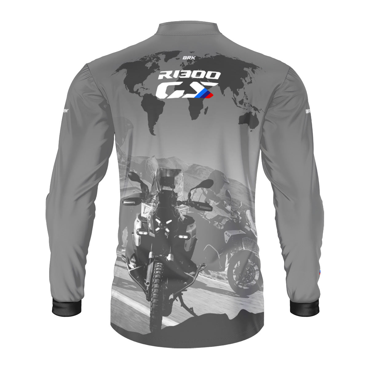 Kit Camisas UV50 Casal GS R1300 Mapa Mundi