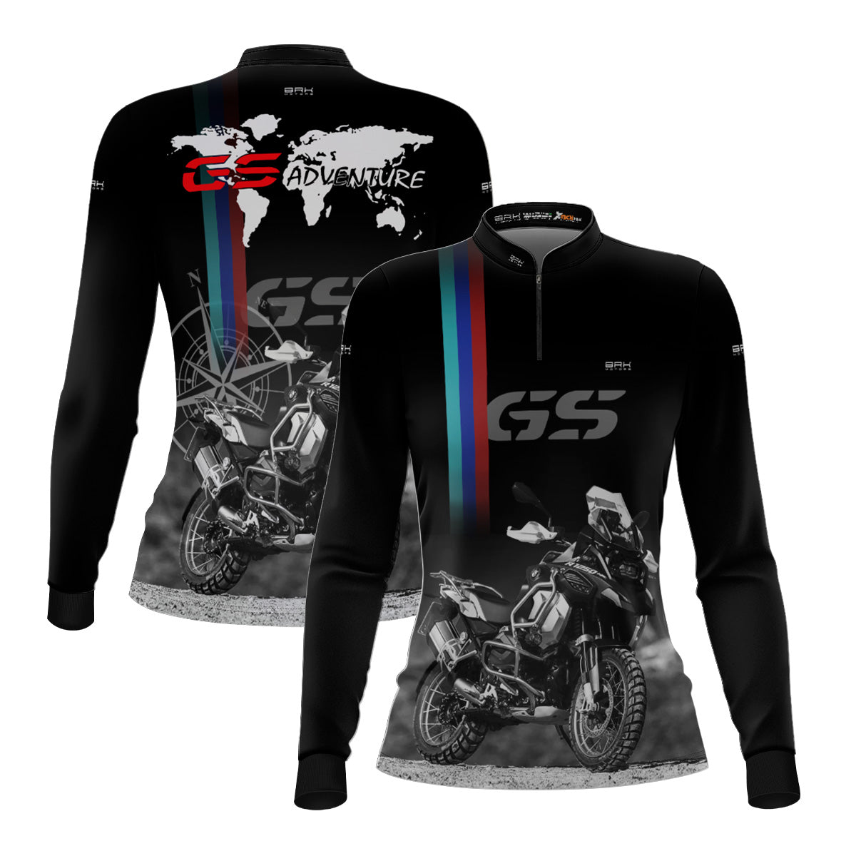 Kit Camisas UV50 Casal Route 66 Vintage