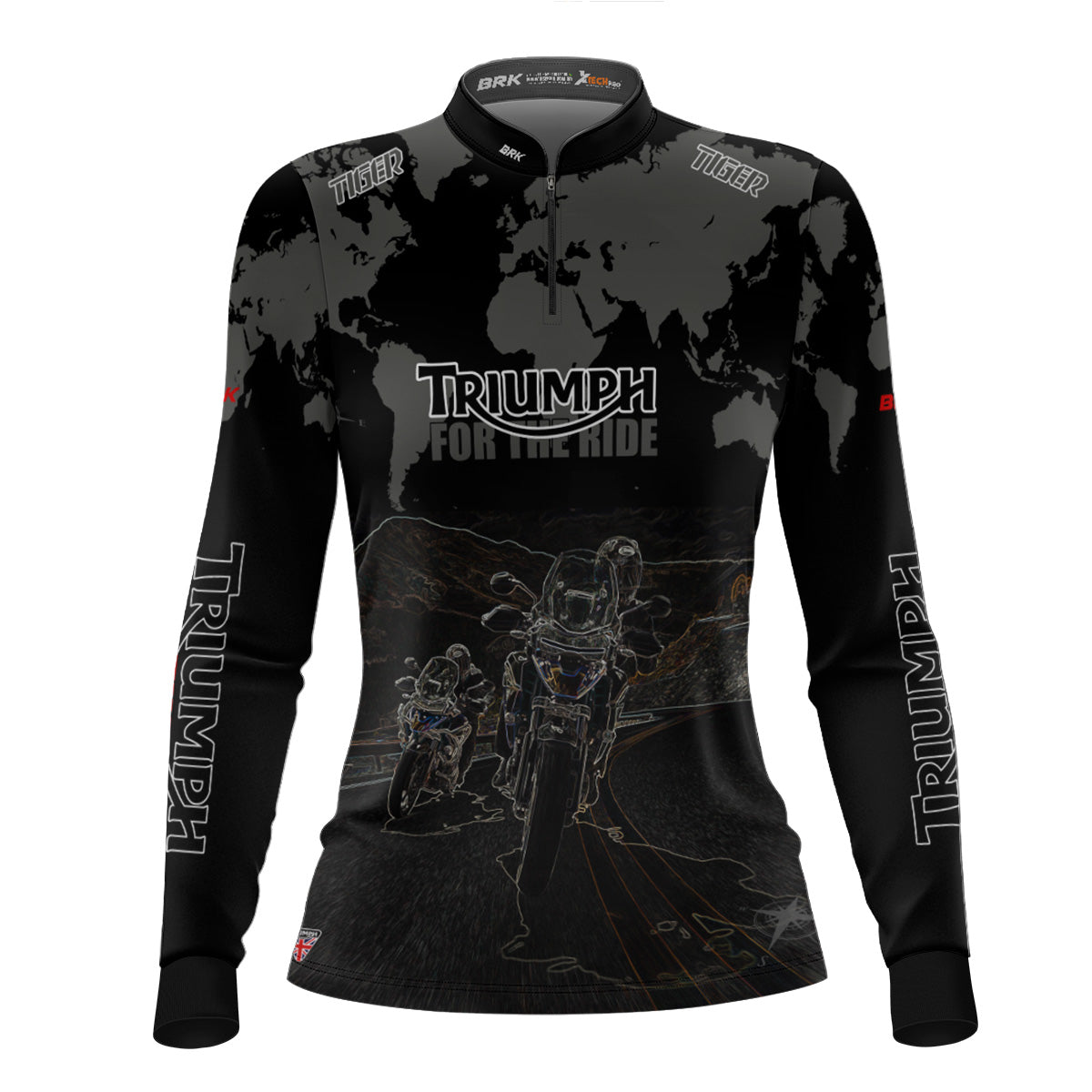Kit Camisas UV50 Casal Triumph Tiger for the Ride