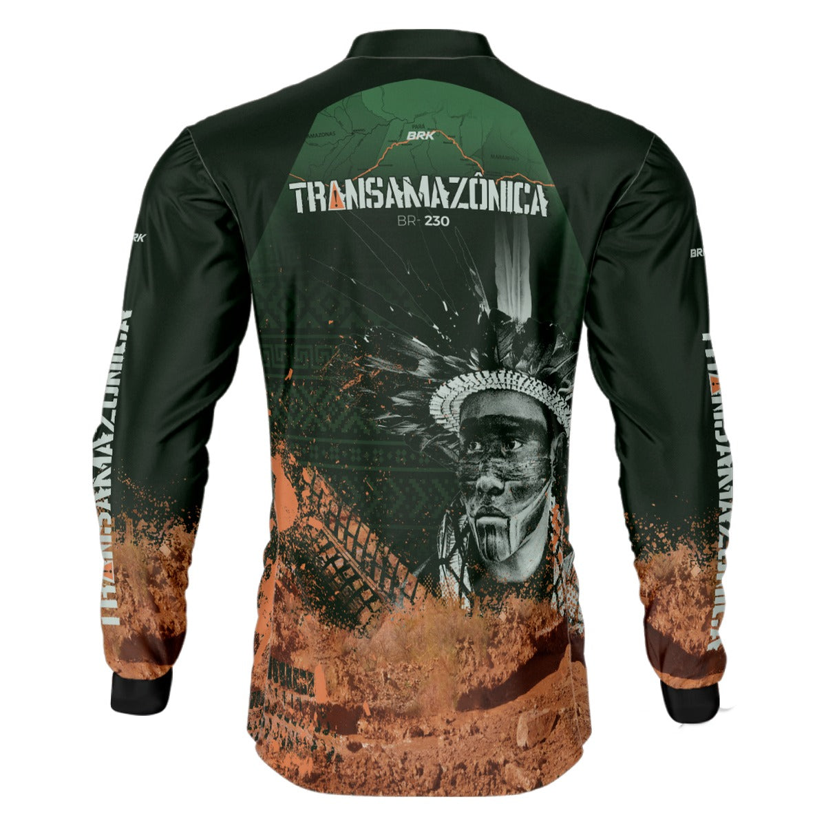 Camisa de Motociclismo Brk Transamazônica com Proteção Solar UV50+