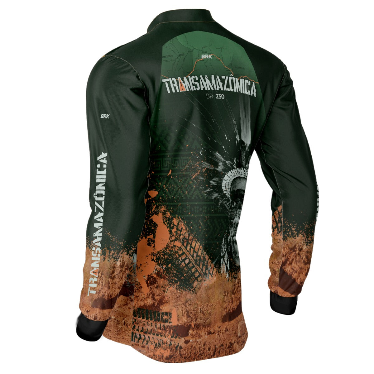 Camisa de Motociclismo Brk Transamazônica com Proteção Solar UV50+