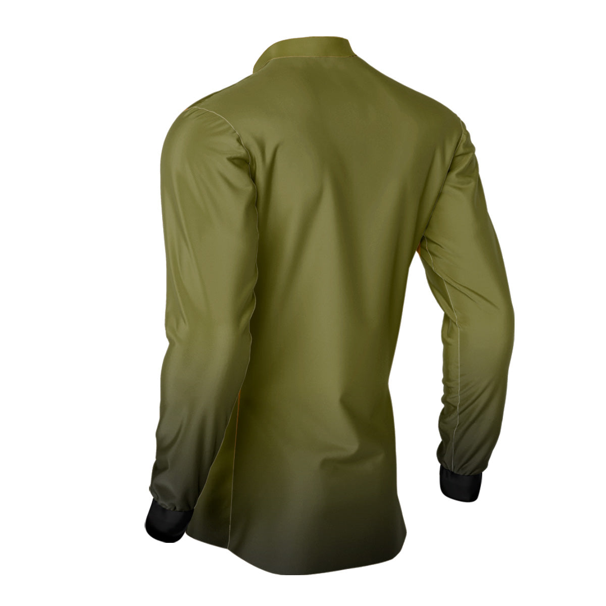 Camisa de Motociclismo Brk Unissex Basic Verde Musgo com Proteção Solar UV50+