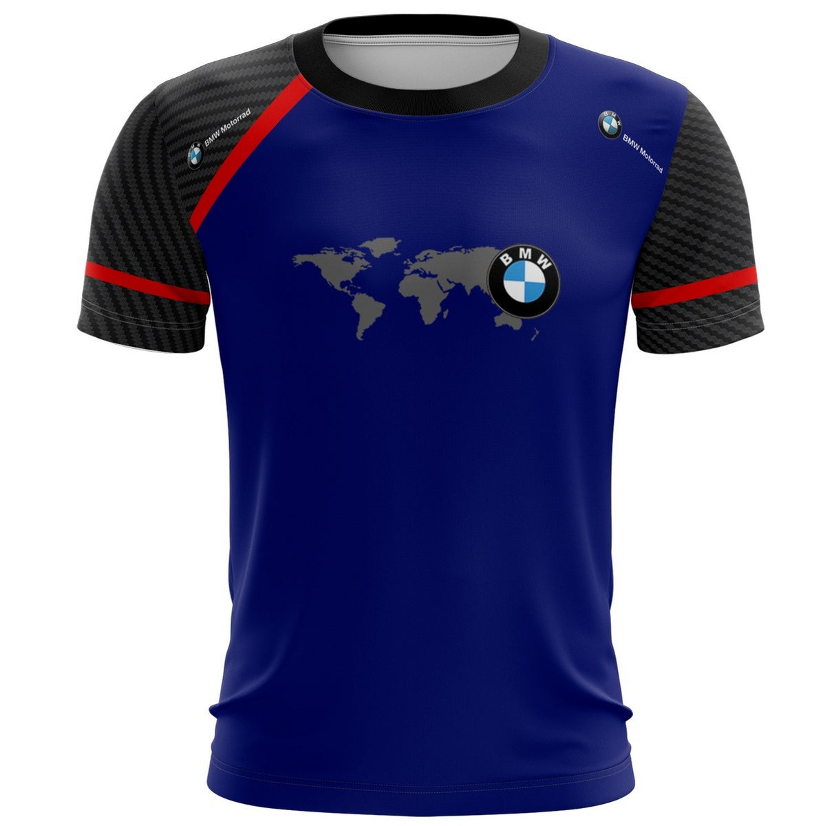 Camiseta Motociclismo Brk Casual BMW com Proteção Solar UV50+
