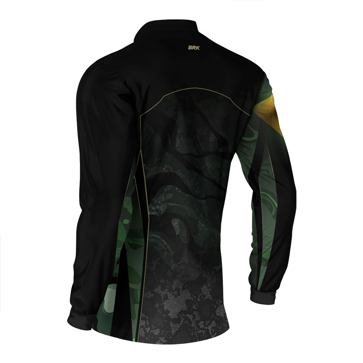 Camisa Agro Brk Camuflada Bandeira do Brasil com Proteção Solar UV50+