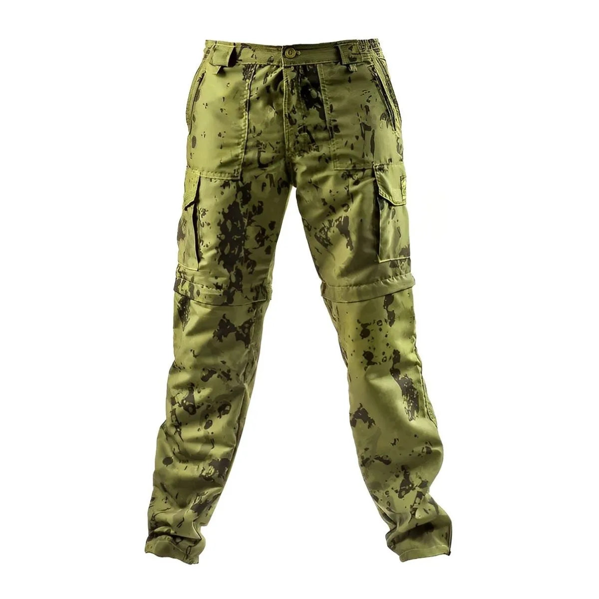 Calça Tática Brk Camuflado Verde UV35+ (Vira Bermuda)