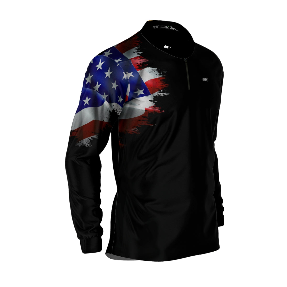 Camisa Brk Bandeira Estados Unidos com Proteção Solar UV50+