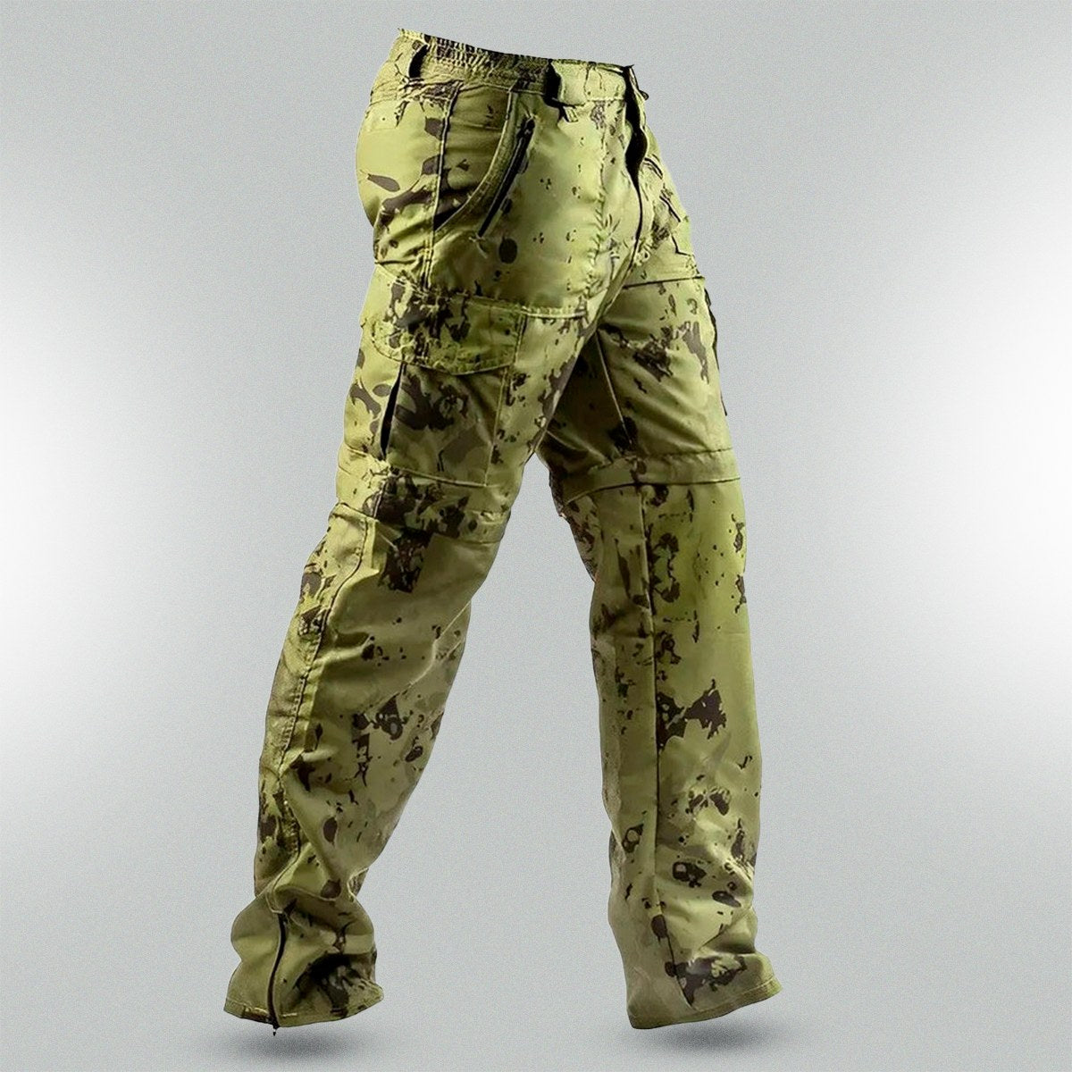 Calça Tática Brk Camuflado Verde UV35+ (Vira Bermuda)