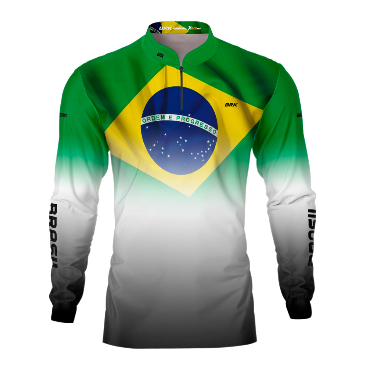 Camisa Brk Brasil Branca com Proteção Solar UV50+