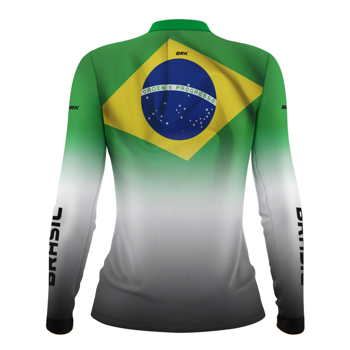 Camisa Feminina Brk Brasil Branca com Proteção Solar UV50+