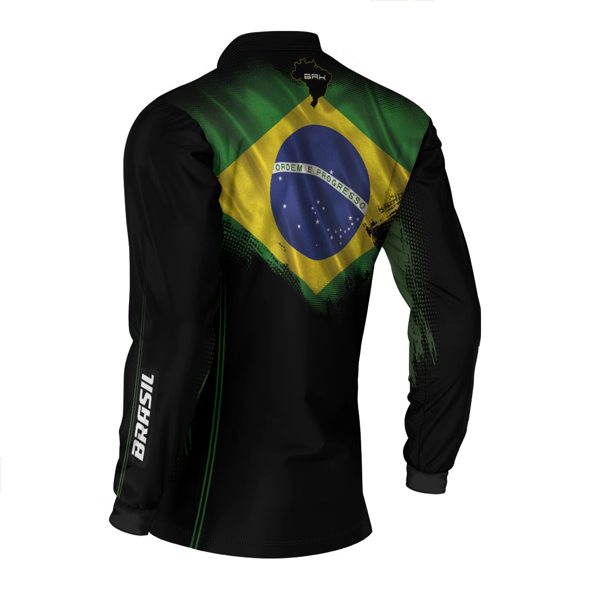Camisa Agro Brk Bandeira do Brasil com Proteção Solar UV50+