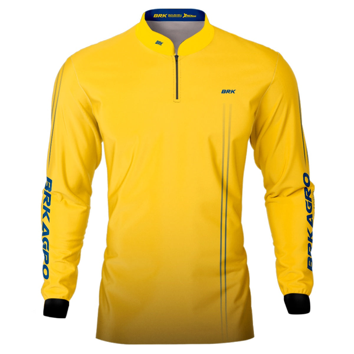 Camisa Agro Brk Básica NH Clean Amarela com Proteção Solar UV50+