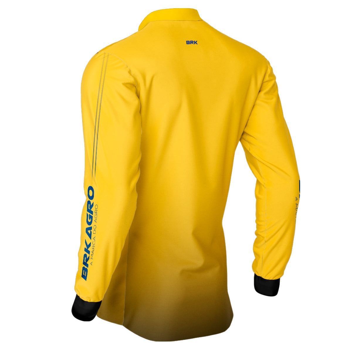 Camisa Agro Brk Básica NH Clean Amarela com Proteção Solar UV50+
