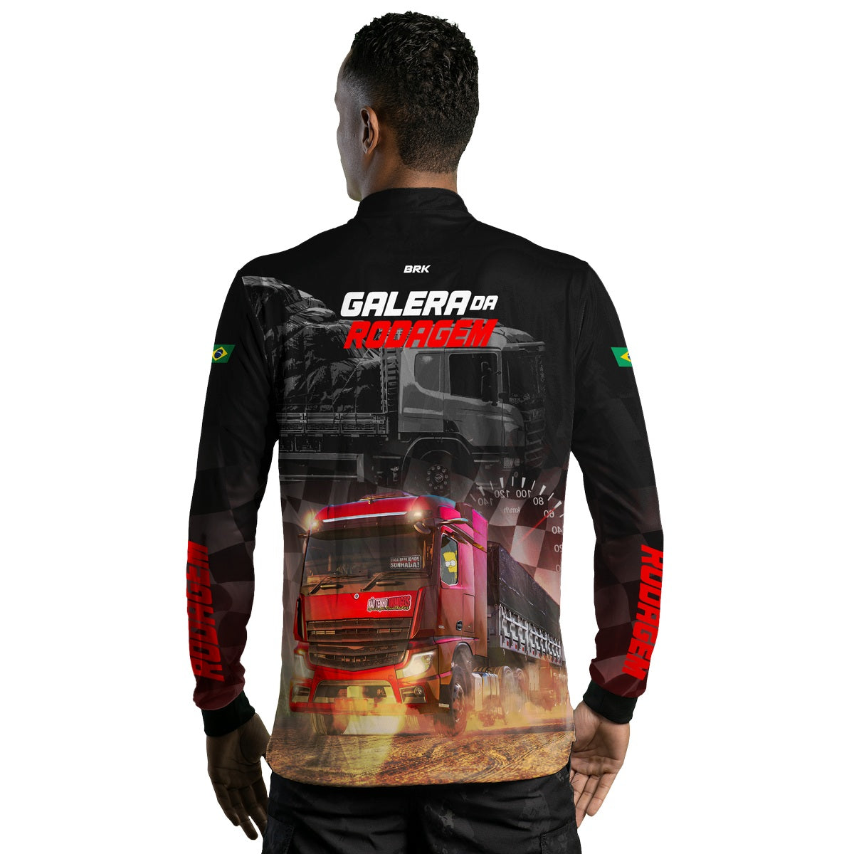 Camisa de Caminhão Brk Galera da Rodagem com Proteção UV50+