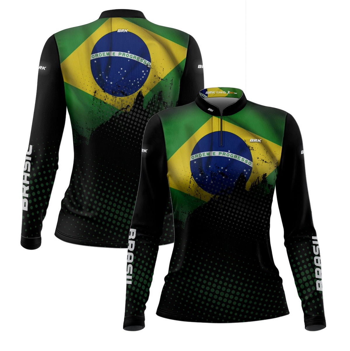Camisa Feminina Brk Brasil com Proteção Solar UV50+