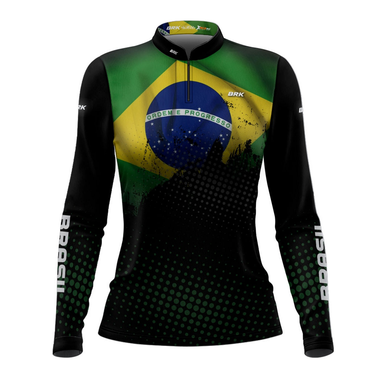 Camisa Feminina Brk Brasil com Proteção Solar UV50+