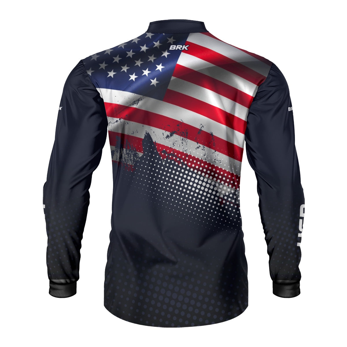 Camisa Brk Estados Unidos Com Proteção Solar UV50 Envio Imediato