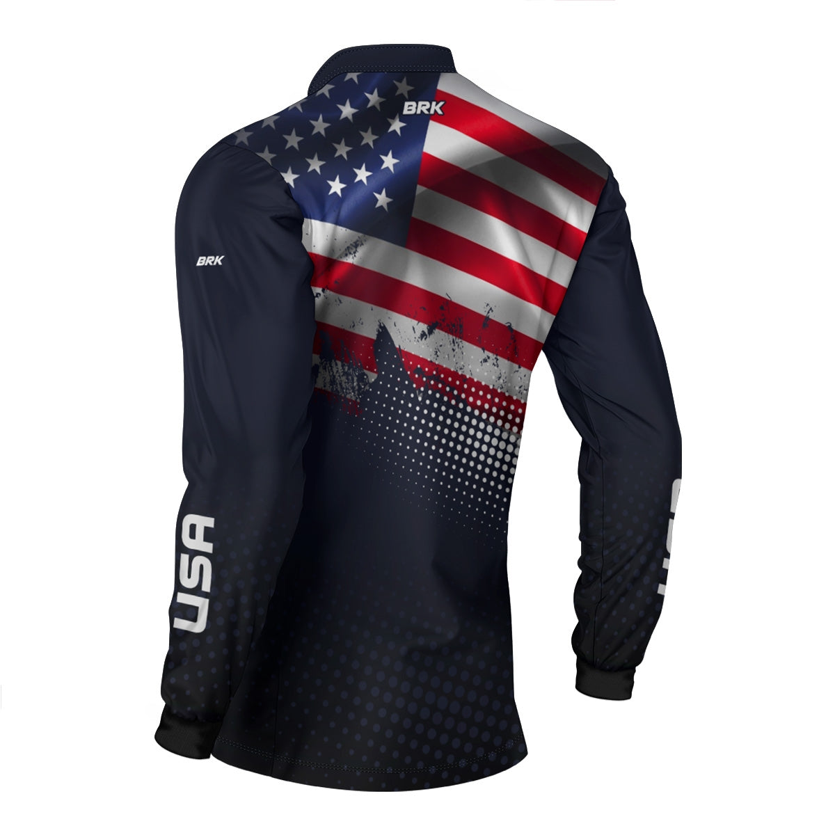 Camisa Brk Estados Unidos Com Proteção Solar UV50 Envio Imediato