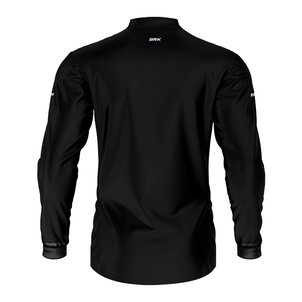 Camisa de Motociclismo Brk Casual Unissex Basic Preta com Proteção Solar UV50+