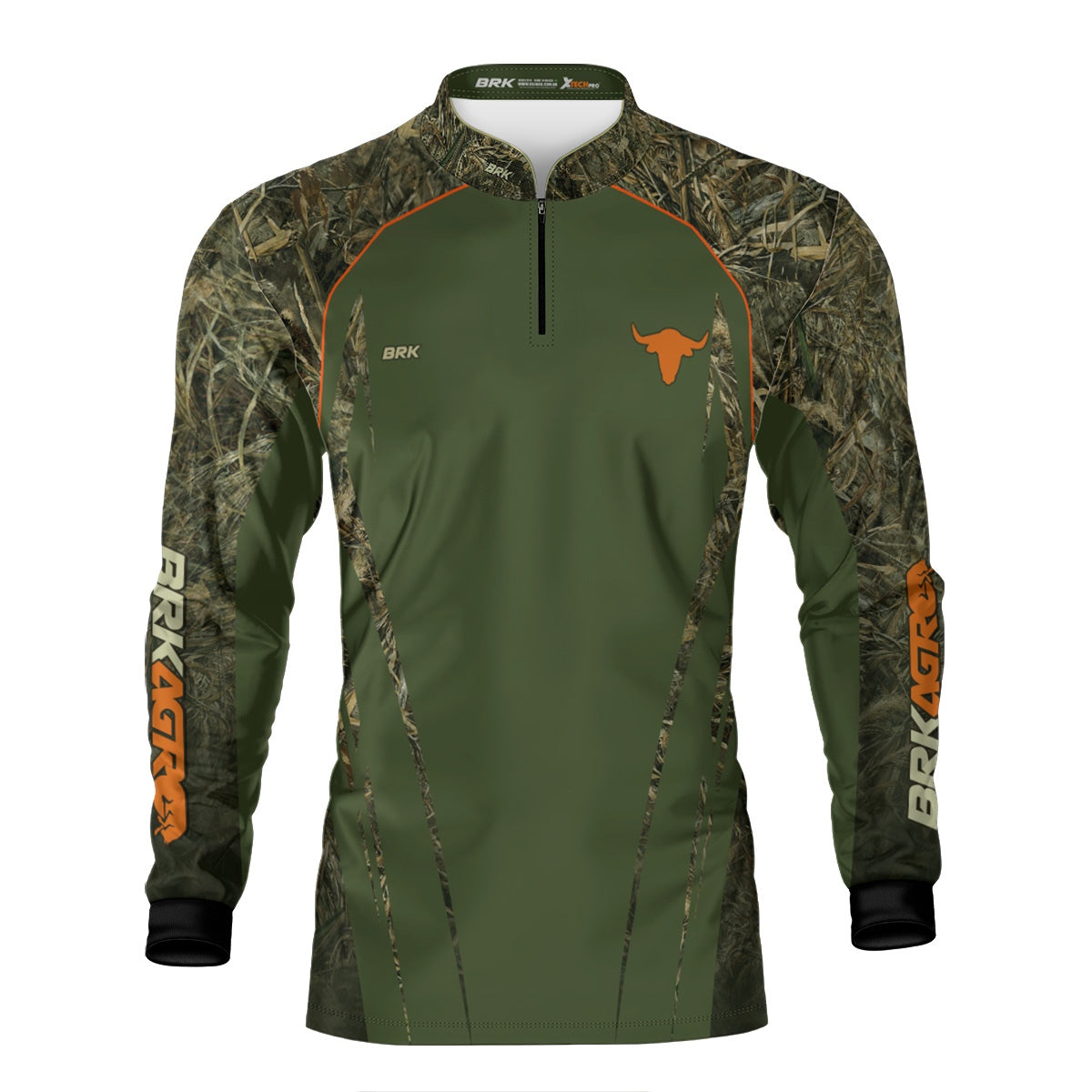 Camisa Agro Brk Camuflado Real Tree Agronomia com Proteção Solar UV50+