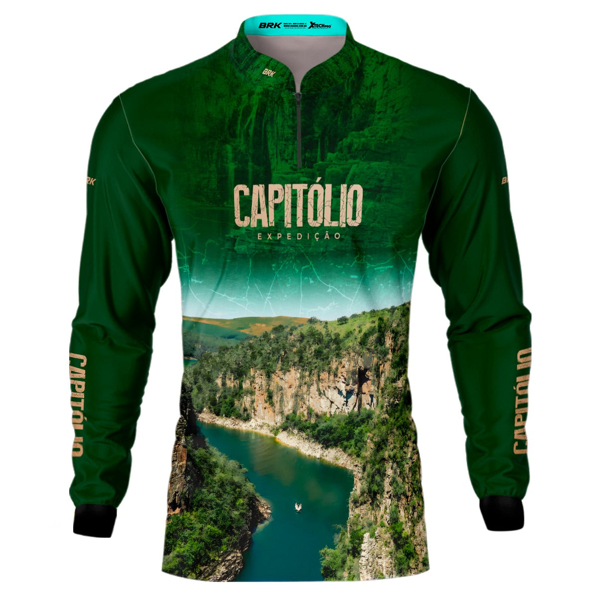Camisa de Motociclismo Brk Expedição Capitólio com Proteção Solar UV50+