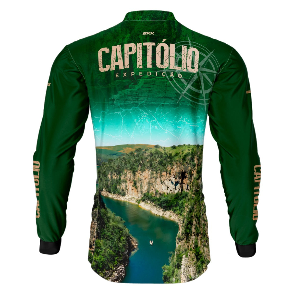 Camisa de Motociclismo Brk Expedição Capitólio com Proteção Solar UV50+