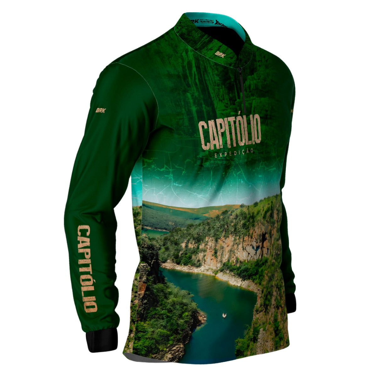Camisa de Motociclismo Brk Expedição Capitólio com Proteção Solar UV50+