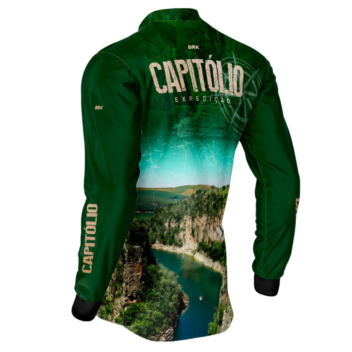 Camisa de Motociclismo Brk Expedição Capitólio com Proteção Solar UV50+