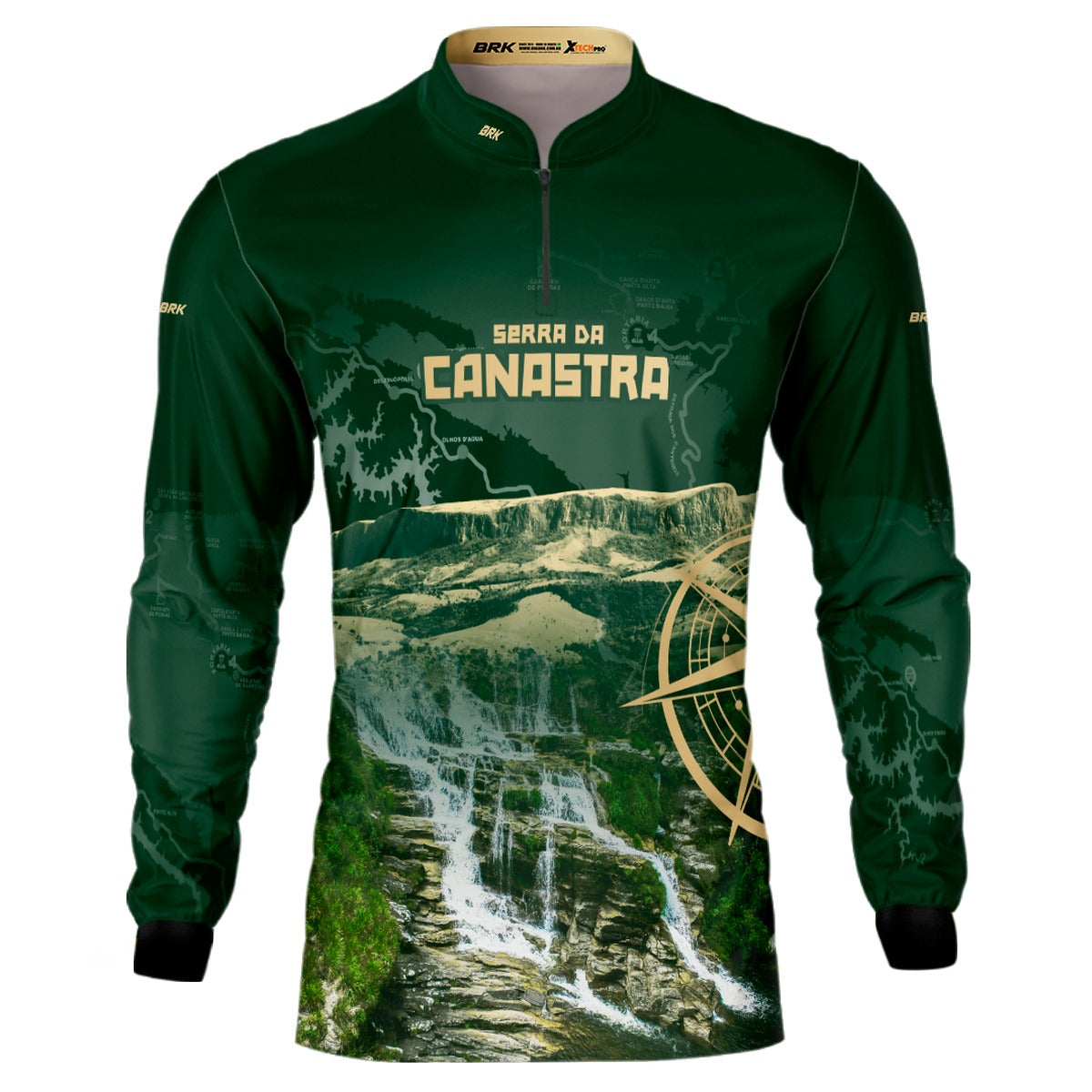 Camisa de Motociclismo Brk Deserto Do Atacama com Proteção Solar UV50+