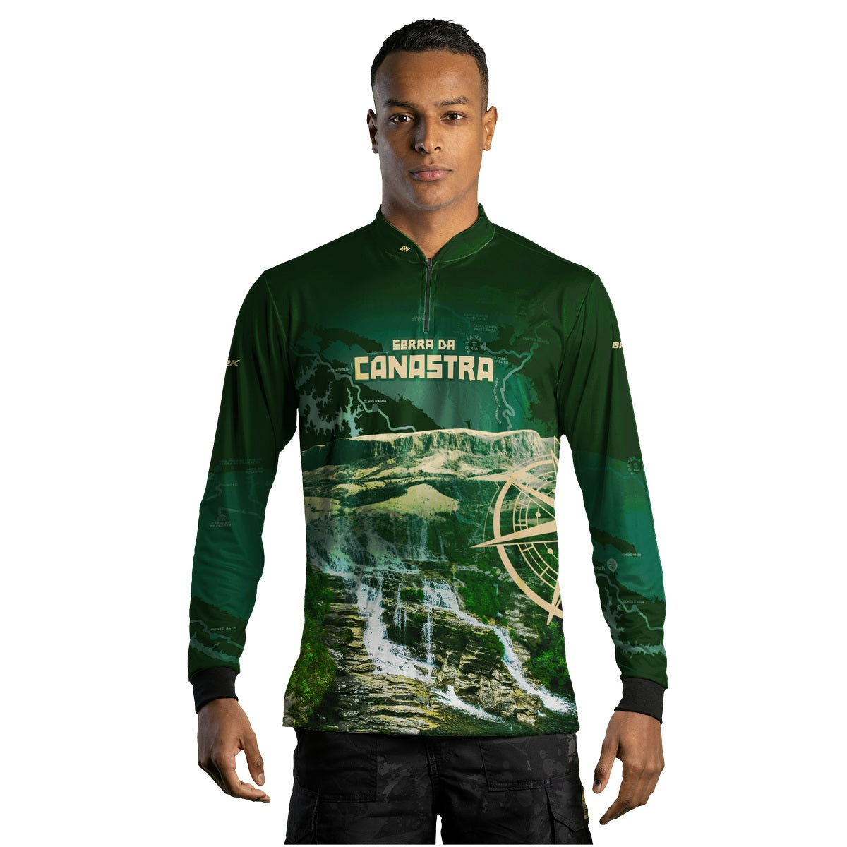 Camisa de Motociclismo Brk Deserto Do Atacama com Proteção Solar UV50+