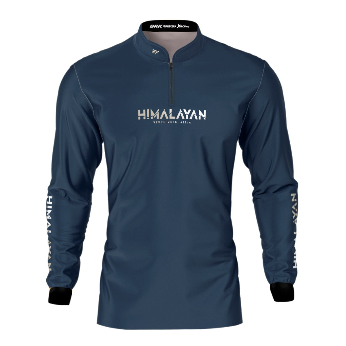 Camisa Motociclismo Brk Azul Himalayan com Proteção Solar UV50+
