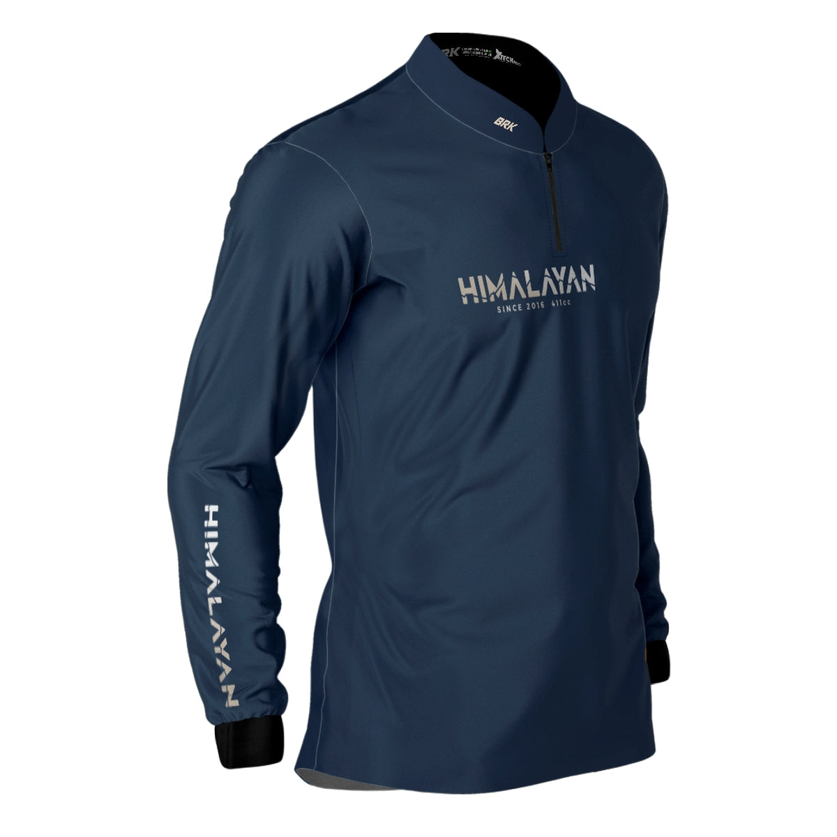 Camisa Motociclismo Brk Azul Himalayan com Proteção Solar UV50+
