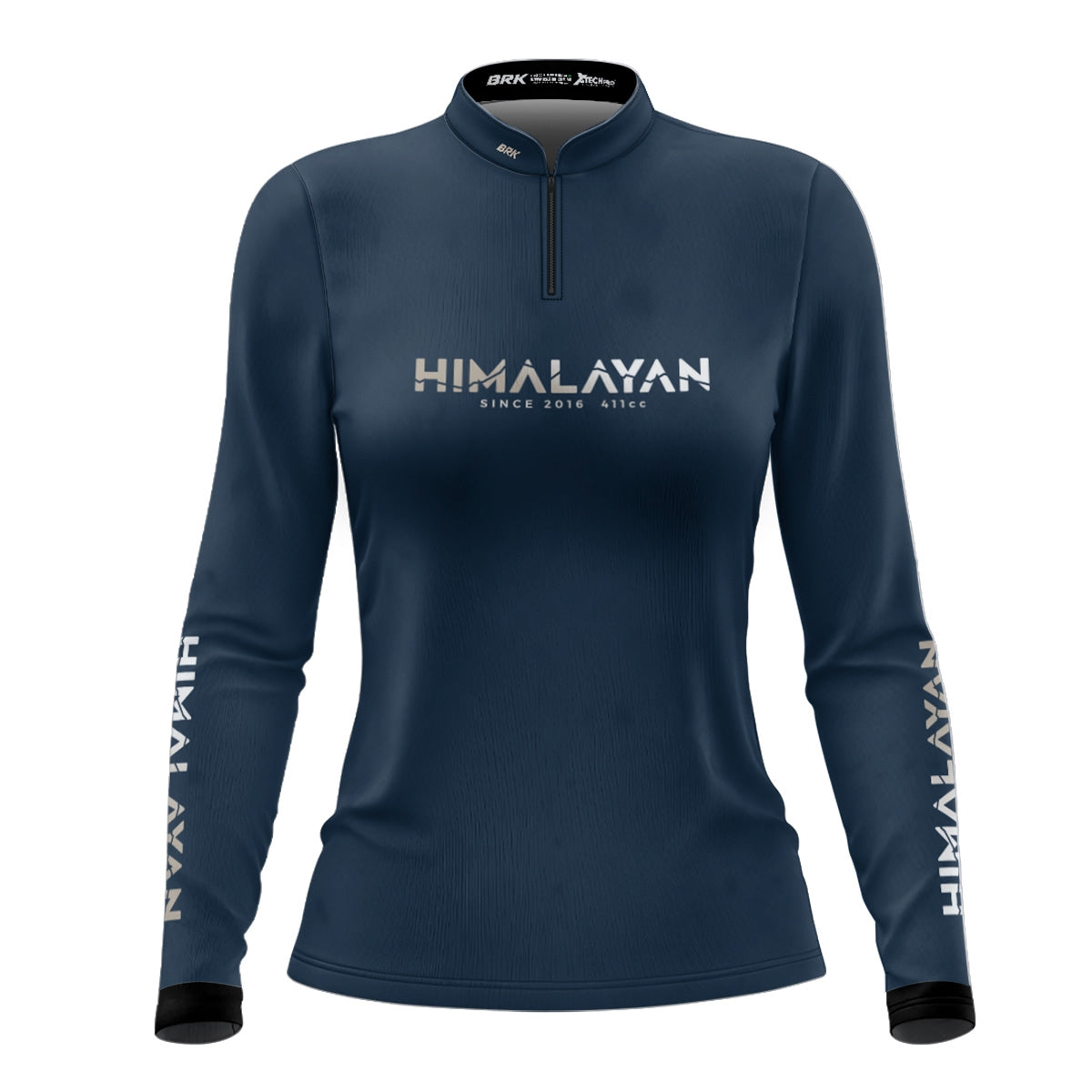 Camisa Feminina Motociclismo Brk Azul Himalayan com Proteção Solar UV50+