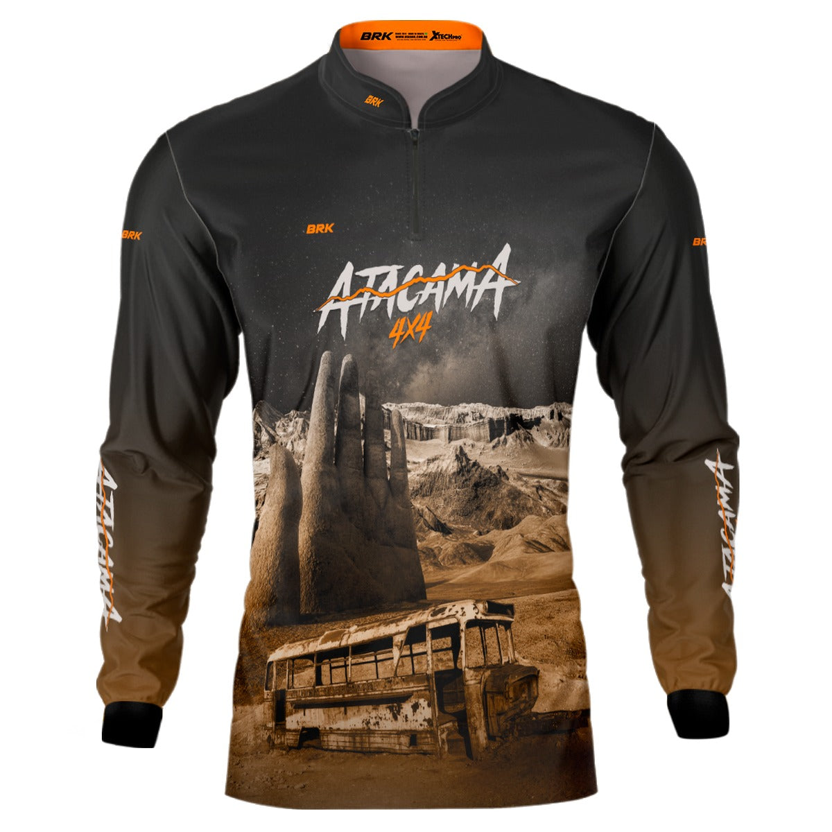 Camisa de Motociclismo Brk Expedição 4X4 Atacama com Proteção Solar UV50+